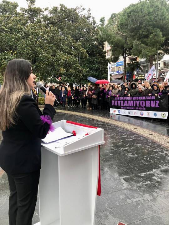 Samsun'da CHP Kadın Kolları Kadınlar Günü'nü kutladı