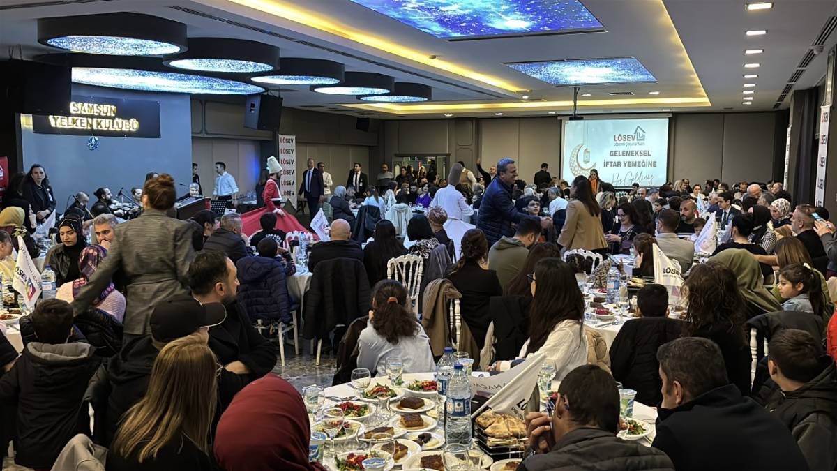 Samsun'da geleneksel LÖSEV iftarı düzenlendi