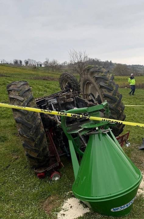 Samsun'da Muhammed Osma traktörün altında can verdi
