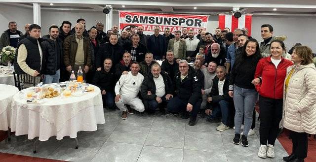 Samsunspor taraftarı aileler iftarda buluştu