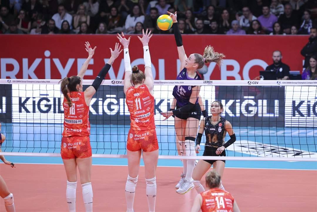 Zeren Spor, Imoco Conegliano'ya 3-0 mağlup oldu