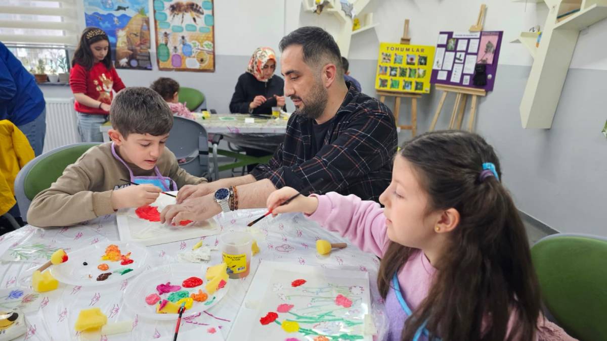 Canik'te Bayram Coşkusu Paylaşıldı: Aileler Atölyelerde Buluştu