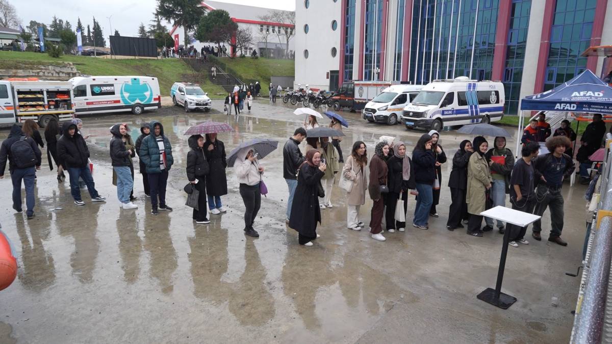Samsun'da  simülasyon aracına yoğun ilgi