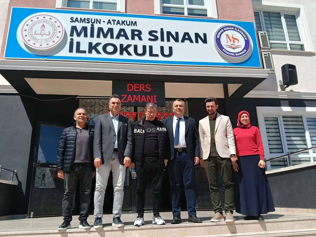 Tanju Çolak, Samsun'da  öğrencilerle buluştu