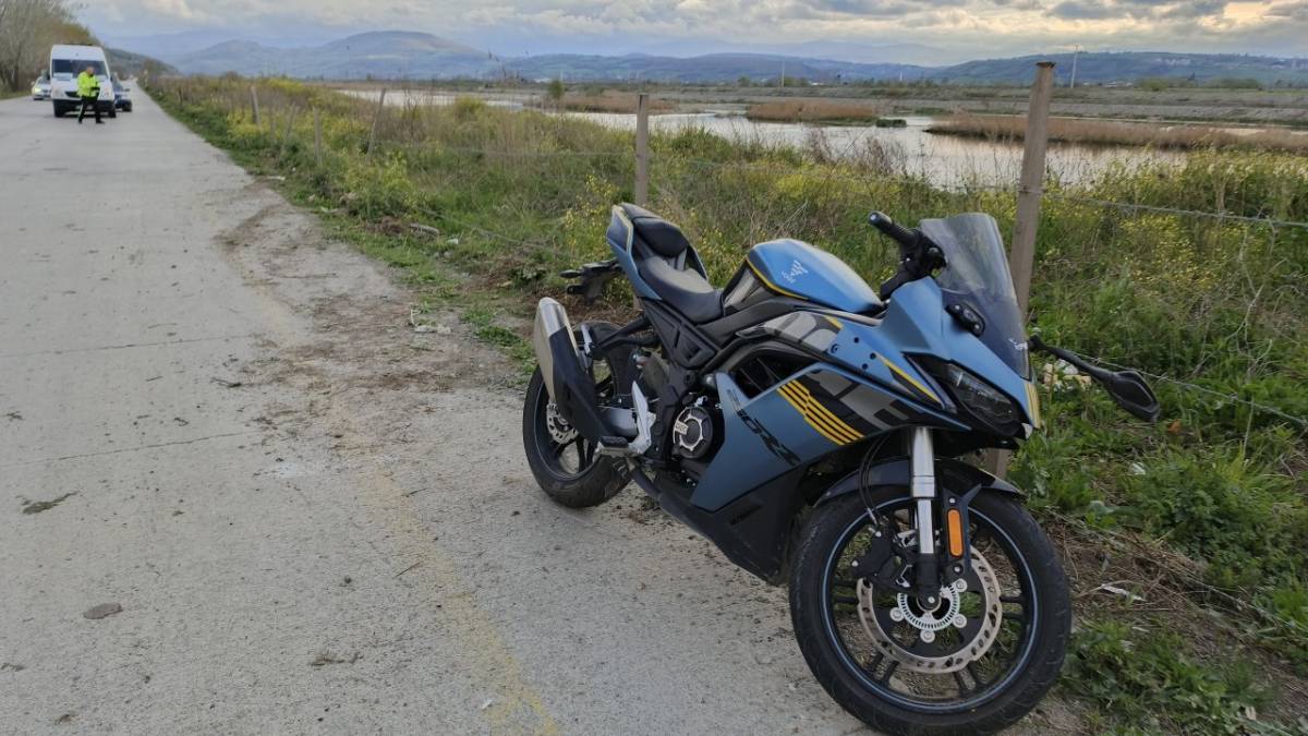 Samsun'da Muhammet Önder motosiklet kazasında yaralandı