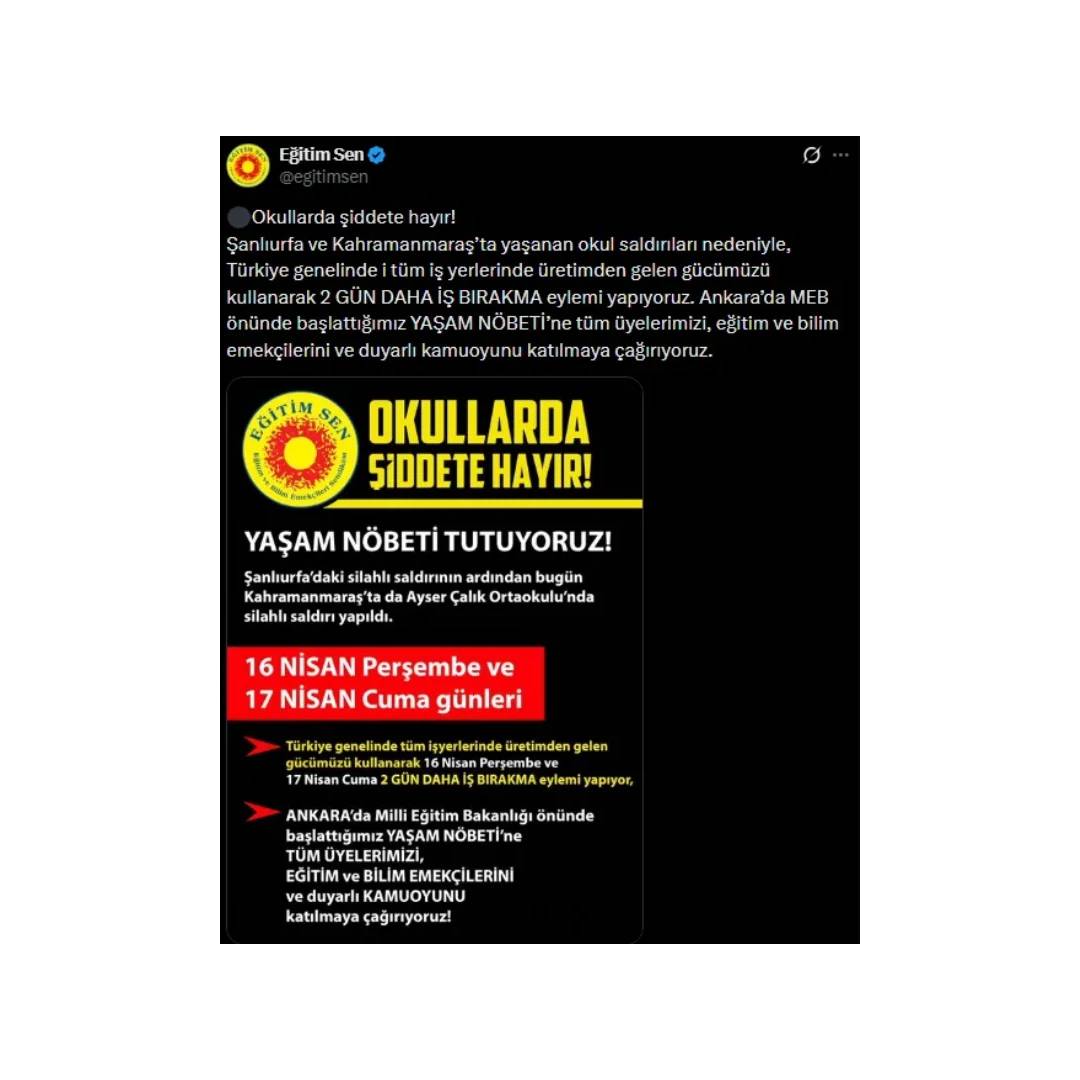 Öğretmenlerden 3 gün iş bırakma kararı