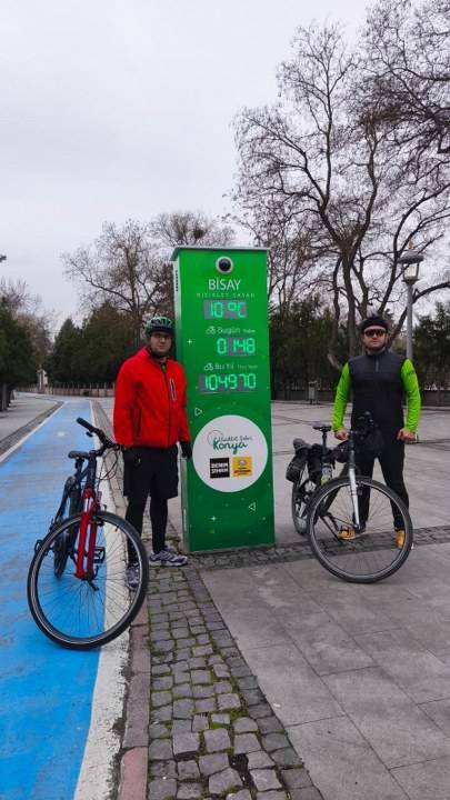 Samsun EKOLOJİK Yaşam Bisiklet Derneği'nden Konya'nın bisiklet yolunu inceledi
