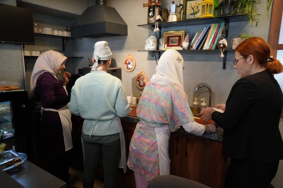 Samsun'da kadın kooperatifi kafe-restoran açtı!