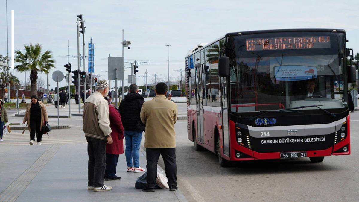 23 Nisan’da Samsun’da ulaşım Ücretsiz! Tramvay ve otobüsler bedava