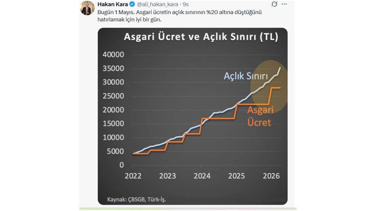 Asgari ücret açlık sınırının altında! Prof. Dr. Ali Hakan Kara açıkladı