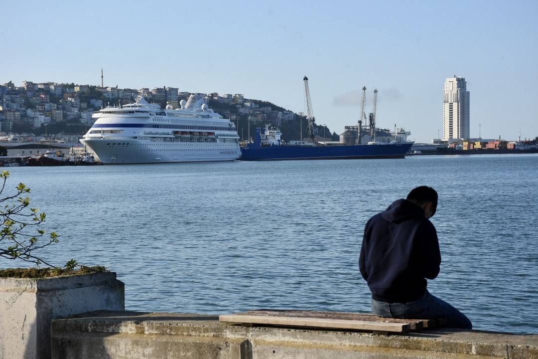 Rus turistler Samsun'a geldi